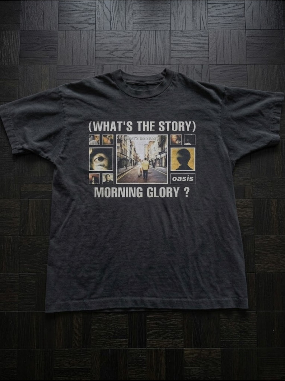 Oasis Black 'What's The Story Morning Glory?' Graphic Tee